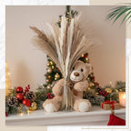 Canlierr 12 Sets Baby Shower Centerpieces Bear Vase Pampas,Glass,Boho - Image 3