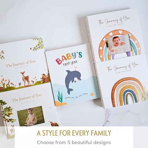 Baby Memory Book, First 5 Years, Woodland Baby Book and Keepsake Journal - Image 2
