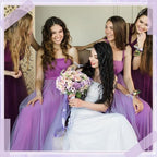 Tigeen 24 Bundles Peonies Artificial Flowers Faux Roses, Purple - Image 6