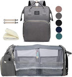houscly Diaper Bag Backpack with Changing Station, 25L Large Capacity by houscly