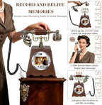 Video Audio Guest Book Wedding Phone, 3.5” 1080P Video Guestbook Phone for Wedding, Bridal Shower, Birthday Party, Baby Shower, Anniversary Engagement (Wood-Toned Brown) - Image 5