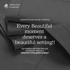 Grey Cloth Napkins 18x18 Inch - Set of 12-100% Cotton, Soft, Durable, Absorbent, Washable - Hemstitch Mitered Edges - Perfect for Dinner, Fall, Weddings, Formal Events, Everyday - Image 3