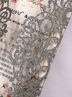 50 Sets 250GSM Silver Glitter Laser Cut Wedding Invitations Cards With Envelopes Inserts Birthday Greeting invites cards Bridal Shower 5X7 - Image 5