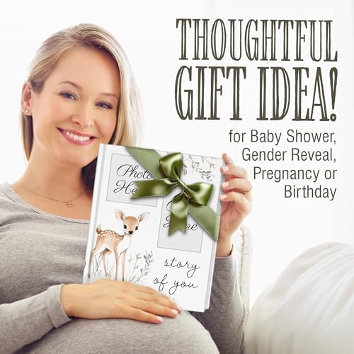 Baby Memory Book and Pregnancy Journal, Baby Book Keepsake with Clean-Touch Ink Pad for Newborn Hand and Footprints, Simple and Elegant Design, A Great Gift for Baby Showers and New Moms (Classic) - Image 7