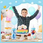 Tessco for you 4 Pcs 11in Jumbo Baby Bottle Bank Baby Shower, Blue - Image 5