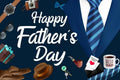12x8ft Blue Fathers Day Backdrop Suit Tie Fathers Day Photo Backdrop Love Best Dad Ever Father's Day Decorations Background Family Prom Newborn Party Birthday Party Banner Photo Booth by ZJRBJB