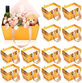 Glenmal 72 Pcs Baskets for Gifts Waterproof Empty Kraft Basket Bulk,Gold by Glenmal