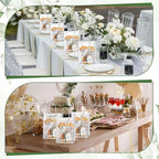 43 Pcs Baby Shower Game Prizes for Winners 6 Sets Baby Shower Prizes for Game Player with Bamboo Cheese Board Oak Knife Fork Placemats Artificial Eucalyptus Stems Tags Bags - Image 7