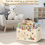 Yellow, Wooden Baby Shower Crate Closet,Hollow - Image 7