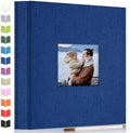 Artfeel Photo Album Self Adhesive Scrapbook Album for 3x5 4x6 5x7 8x10 Pictures,40 Pages Linen Cover with Display Window DIY Photo Book,Ideal Gifts for Family Travel Wedding Baby by Artfeel