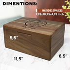 Retirement Gift for Teacher Wooden Keepsake Box, Teacher Appreciation Gifts - Image 6