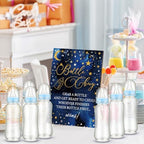 Trelaco 12 Pcs Star Cool Baby Shower Games Bottle Chug Wooden Sign Set - Image 6