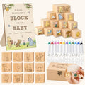 Classic Winnie Bear Baby Shower Games Blocks to Decorate for 52 Guests by Lopeastar