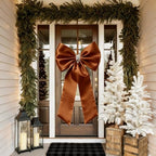 Meseey Giant Satin Bow 27x39 Inch Extra Large Decorative Bow for Christmas Tree Topper,Party,Home Wall,Baby Shower & Birthday Decor(Brown) - Image 3