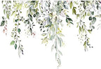 Leowefowa 10x8ft Greenery Photo Backdrop Green Eucalyptus Leaves Photography Background for Baby Shower Gender Reveal Photo Wedding Bridal Birthday Party Decorations Banner Photo Booth Props - Image 3