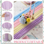 8 Pcs Pastel Cheesecloth Table Runner 118" Cloth Runner - Image 5
