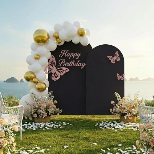 Toolterritary Metal Arch Backdrop Stand and Cover Set, 8FT, 7.2FT Party Backdrop, Easy to Assemble, Backdrop Stand for Parties, Birthday, Baby Shower - Image 6