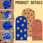 Moukeren 3 Pcs Cookie Arch Cover 4ft 5ft 6ft Spandex Backdrop Stand Decor - Image 2