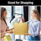 EUSOAR Gift Bags - Bulk 50pcs, 12.5"x4.5"x11" Paper Bags with Handles for Thank You Presents, Merchandise, Shopping, Retail Wrapping, Craft, Grocery, Boutique, Party Favors, Wedding - Image 4