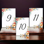 Multi Flower Design Table Number Cards Double Sided Party Table Numbers for Reception Baby Shower Anniversary Birthday Bridal Party 4x6 100 Pcs - Image 2