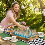 24 Set Wonderland Tea Party Favors Small Glass Bottle with Cork - Image 4