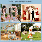 7.2FT 6FT Wedding Arch Backdrop Stand Set of 2, Balloon Arch kit - Image 7