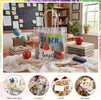 Canchiing 50 Pcs End of Year Teacher Clear Gift Bags with Handles - Image 4