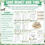 Funnymoom 426 Pcs Mallard Duck Baby Shower Games, 8 Activities Set - Image 4
