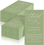 Crtiin 200 Pcs Sage Green Thank You Wedding Napkin Disposable Napkin Paper by Crtiin