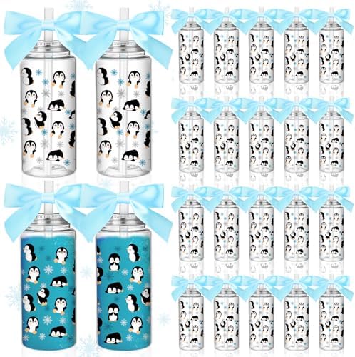 24 Pcs Penguin Birthday Party Favors Gift Cups Bulk 14 oz by Singhoow