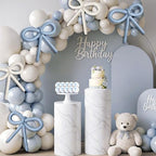 Nuanchu 50 Pieces Blue Bow Baby Shower Party Favors for Guests, Candles - Image 6