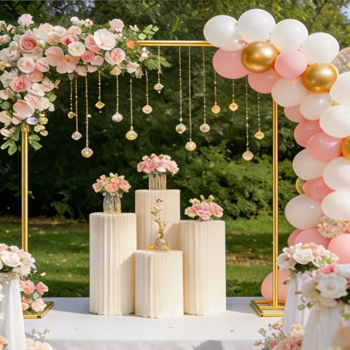 Square Balloon Arch Stand 6.6FT Metal Party Backdrop Stand 2-in-1 Dual-use - Image 7