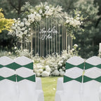 Dark Green Chair Sashes Bows 60Pcs Spandex Chair Sashes Elastic Chair Cover Bands Ties Without Buckle for Wedding Birthday Party Ceremoney Events Decoration - Image 5