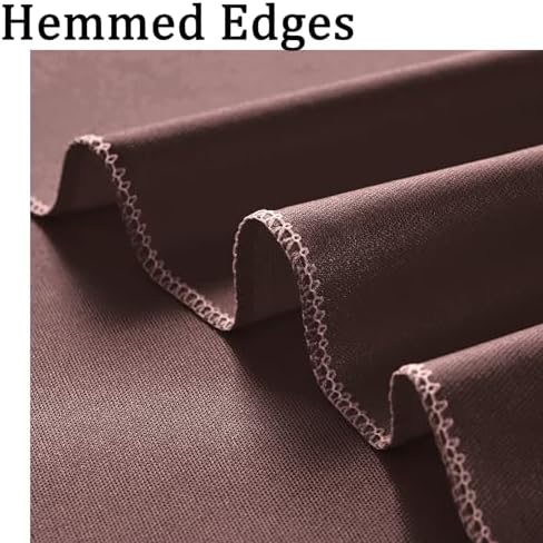 20ft x 10ft Wrinkle Free Brown Backdrop Curtains for Parties, 4 Panels 5x10ft Thick Polyester Photo Backdrop Drapes for Weddings Birthday Party Photography Background - Image 4