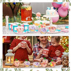 Nitial 60 Pcs Rosh Hashanah Plastic Apple Container Candy Boxes, Clear - Image 6
