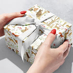 Jillson Roberts 6 Roll-Count Baby Gift Wrap Available in 5 Different Designs, Fairytale Forest - Image 2