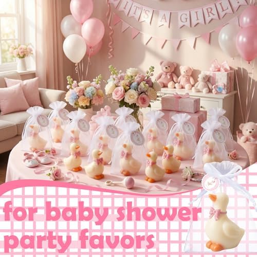Conelist 16 Sets Silly Goose Party Favors Silly Goose Candle, Pink - Image 2