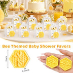 60 Set Bee Themed Baby Shower Favors for Guest Honeycomb Soap, Including Honey Soap with Thank You Card Gift Bags, Return Gifts for Gender Reveal Party Decorations Baby Shower Gifts Souvenirs Prizes - Image 2