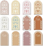 Beige Arch Backdrop Cover for Mexican Fiesta Party Decoration Stretchy Arch Stand Fabric Baptismx Baby Shower Cake Table Supplies (Cover Only) (G3742,4ftx7.2ft (CoverOnly)) - Image 6