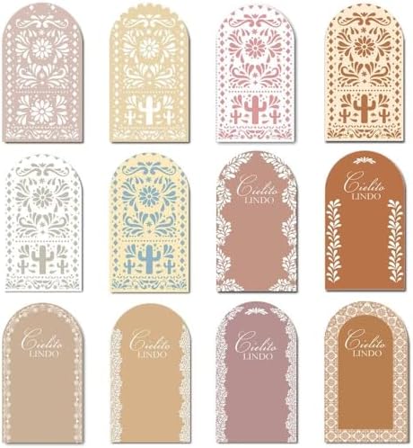 Beige Arch Backdrop Cover for Mexican Fiesta Party Decoration Stretchy Arch Stand Fabric Baptismx Baby Shower Cake Table Supplies (Cover Only) (G3741,2.6ftx6ft (CoverOnly)) - Image 6