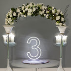 LED Neon Signs Number 3 Birthdays Decor Neon Lights Party USB Plus Battery Case Light up your baby's birthday with our Neon Number Three Sign (Number 3) - Image 3