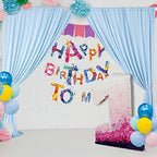 10ft×9ft Wrinkle Free Baby Blue Backdrop Curtains for Parties, Thick Fabric Photo Backdrop Drapes for Wedding Birthday Baby Shower Gender Reveal Photography Home Decor - Image 4