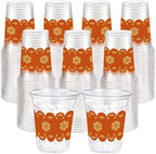 100 Pcs Cielito Lindo Plastic Cups 12 oz Mexican Disposable Plastic Copas De Barro Drinking Cups Bulk for Talavera Cielito Lindo Baby Shower Wedding Birthday Party Decoration Supplies by Ferrochef