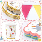 Maxdot 105 Pcs Animal Parade Theme Party Supplies, Birthday Party Deocr - Image 3