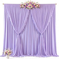 20ft x 10ft Purple Backdrop Curtains, Lavender Lilac Drapes Backdrop Fabric by HBBMAGIC