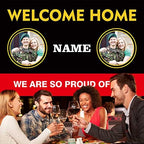 Custom Welcome Home U.S. Marine Corps/United States USMC Banner, Sign(6x9ft) - Image 6