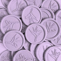 Bird of Paradise Wax Seal Sticker (Lavender) by SolePaperCoLLC