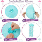 Baquler Set of 12 Jellyfish Party Decoration Multicolors Paper Lanterns - Image 5