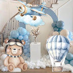 3 Pcs Airplane Baby Shower Birthday Decorations Large Cutouts Gender Reveal Sign 1st Birthday Party Centerpieces for Baby Shower Party Supplies Photo Booth Props Backdrops Decor by Unknown