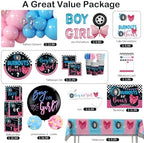 Cocomigo Burnouts or Bows Gender Reveal Decorations for 25 Guests - Image 3